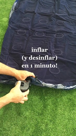 Inflar y Descansar en 1 Minuto con Colchón Inflable | Paratucasa.com.ar