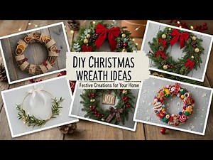 146+ DIY Christmas Wreath Ideas 2025 | Front Door, Mesh & Ribbon Holiday Designs