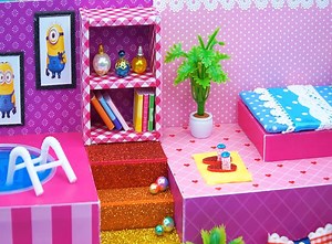 271K views · 10K reactions | DIY Miniature Cardboard House | DIY Barbie | Facebook