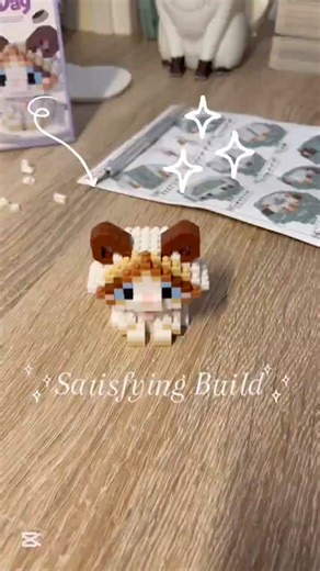 Building a tiny LEGO cat 🐾 | cozy speed build