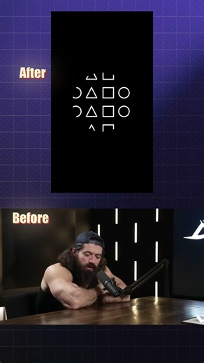 Before and after editing