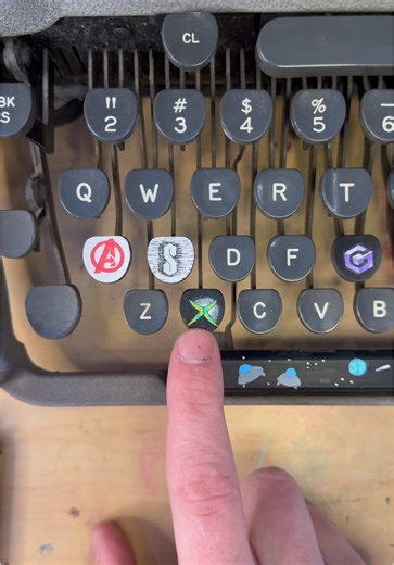 Custom Keyboard Art: Unique Acrylic Paintings