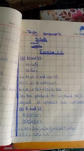 Grade 6 Mathematics note book 📖 work