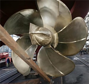 [Hot Item] Customized Marine Ship Bronze 3000mm Fixed Pitch Propeller