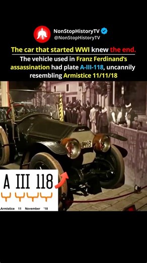 The License Plate That Predicted The Armistice #shorts