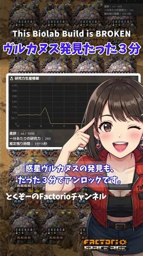 250% EFFICIENCY!? This Biolab Build is ABSOLUTELY BROKEN｜#Factorio Space Age｜EASY PRO Tip