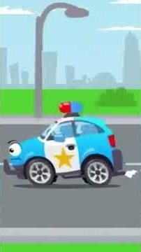 Polizei fängt den Verbrecher mit Monster Trucks 🚓🚙 #shortvideo #cartoon #shortvideos #animation