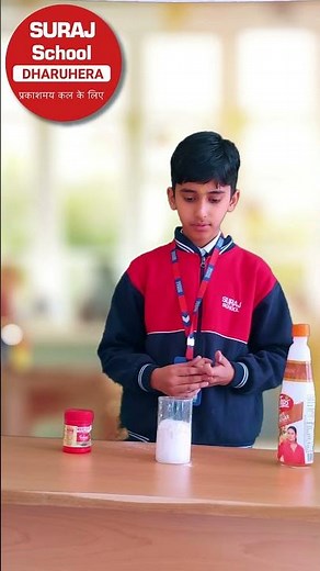 Simple Chemistry Fun | Vinegar & Baking Soda Experiment | Suraj School Activity