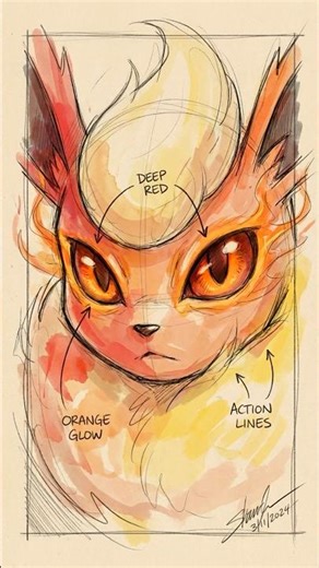 Flareon's Epic Fire Unleashed! 🔥 #pokemon #flareon