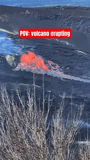 POV: Volcano erupting.... #tamilreels #usatamilvlog #tamil #hawaiivolcano