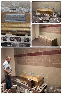 The time capsule has been unveiled and a representative from the Class of 2005 is taking it from here!! The contents are still safe and sound inside the capsule! | Atchison Public Schools