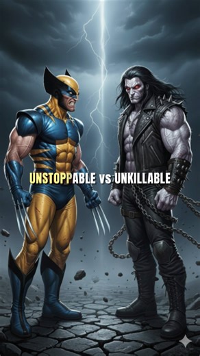 Unkillable vs Unkillable. Who survives?🩸🔥 #wolverine #lobo #marvelvsdc #comicbattle