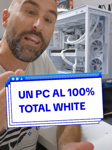 Un Computer da Gaming Total White: Eleganza e Prestazioni