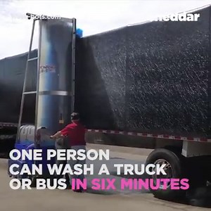 From buses to trucks, this machine cleans them with ease. 🚚🚌 chdr.tv/truckc6855 | Cheddar Gadgets