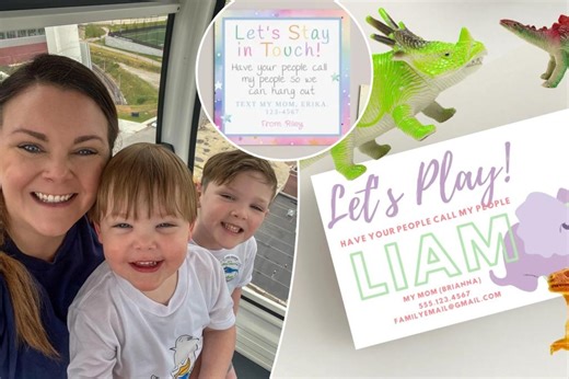 Exclusive | Parents are passing out ‘playdate business cards’ so their children can make friends: ‘It is so much easier’