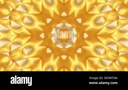 Abstract orange and yellow geometric pattern with symmetrical design on a textured background Stock Video Footage - Alamy