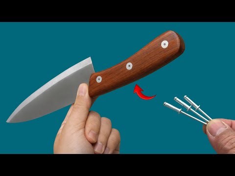 Repairing a broken knife handle: The simplest method in just 4 minutes.creative