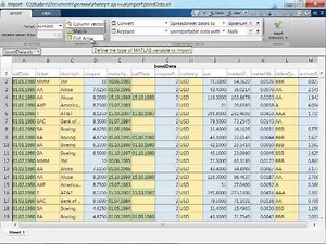 Импорт данных в MATLAB
