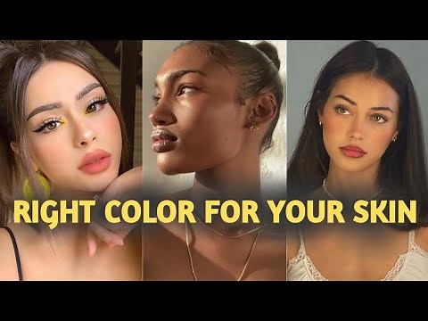 Cool, Warm and Neutral skintone dress colour guidence || identify your skin colour