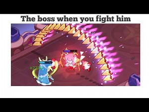 The boss when you fight him vs when you unlock him