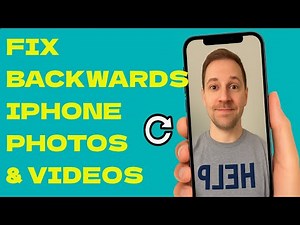Fix Backwards iPhone Photos & Videos | Flip Mirrored Selfies & Text Easily