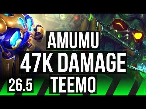 AMUMU vs TEEMO (JGL) | 47K damage | EUW Diamond | 26.5