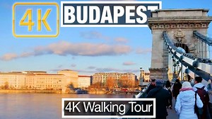 Budapest, Hungary - Walk along the Danube River - City Walks Live Virtual Travel