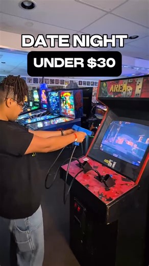 Things to do in Arizona | Travel, Food, & Unique Experience on Instagram: "AFFORDABLE DATE IDEA @starfightersarcade ONLY $13 FOR A DAY PASS & ALL THE GAMES ARE SET TO FREE GAME PLAY!! This retro arcade was absolutely MASSIVE and soooo much FUN! You definitely need to check it out!! We can’t wait to go back! 10/10 highly recommend for an affordable date night!! This is one of the stops we debated on gatekeeping sooo if you go please be kind and respectful to the staff & retro games 🫶 📍 4840 Eas