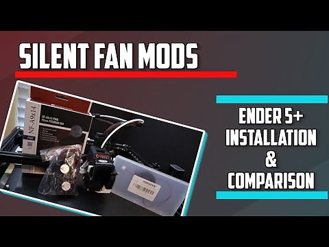Creality Ender 5 Plus Silent Fan Mods (No Buck Converter)