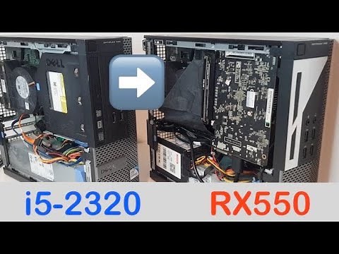 Optiplex 790 SFF full-size GPU install, build + benchmarks