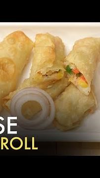 Cheese Spring Roll | Veg Spring Roll | चीज़ स्प्रिंग रोल | Easy Veg Starters | Food Tak