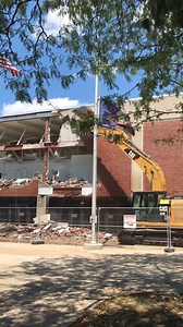 B-Building Demolition begins. | Altoona Area School District