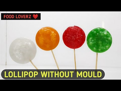 homemade lollipop recipe without mould - food loverz - yashik