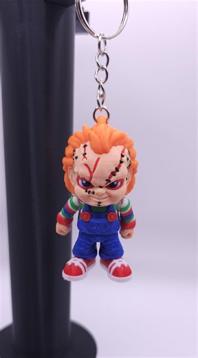 Horror Doll Inspired Keychain • Mini Slasher Keychain • 3D Printed Horror Collectible • Horror Fan Gift - Etsy