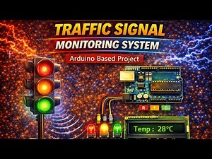 traffic signal monitor system in Arduino detail