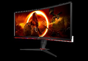 AOC Gaming CU34G2XP/BK 34" curved monitor with WQHD 180Hz panel launched - Gizmochina
