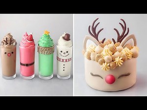 Most Beautiful Christmas Cake Decorating Ideas For The Holiday Season 🎅🏻🎄 Yummy Holiday Cake