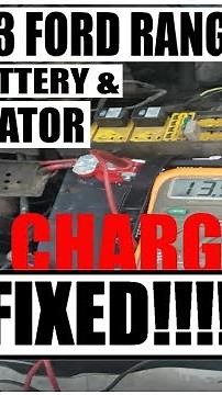93 FORD RANGER 2.3L NEW BATTERY AND ALTERNATOR, STILL NOT CHARGING..FIXED!! HELP VIDEO