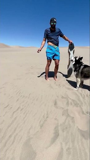 Sandboarding at Great Sand Dunes National Park #greatsanddunes #nationalpark #adventure