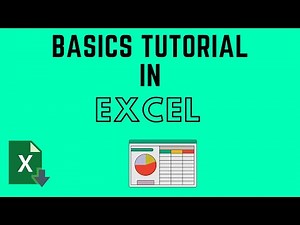 Excel Basics Tutorial for Beginners