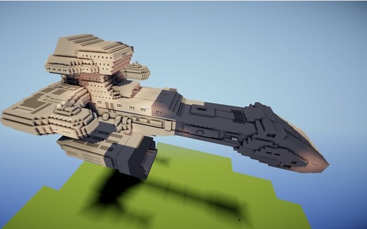 minecraft 星际之门 prometheus 星际巡洋舰 地图分享