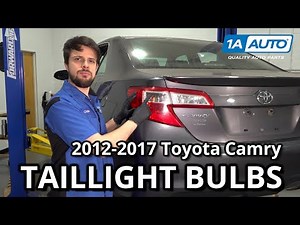 How to Replace Taillight Bulbs 2012-2017 Toyota Camry