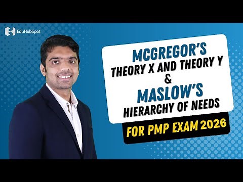 McGregor's Theory X and Theory Y & Maslow's Hierarchy of Needs for PMP EXAM 2026