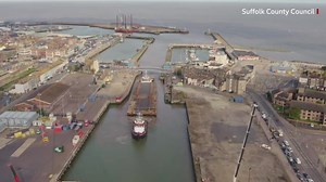 1.7K views | See progress of Lowestoft's third river crossing. The Gull Wing Bridge is expected to be finished in December. Watch more: https://bbc.in/3NRvXJU | BBC Suffolk | Facebook
