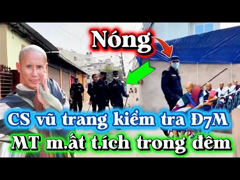 CS VŨ TRANG KIỂM TRA Đ7M, MT M.Ấ.T T.Í.CH TRONG ĐÊM.