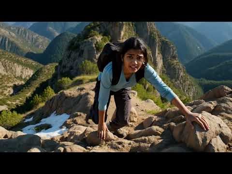 Climbing Dangerous Cliffs like Shruti Pahari| Sangeeta's First Hill Top Climbing in India