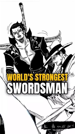 How did Mihawk become the strongest? #anime #onepiece #mihawk