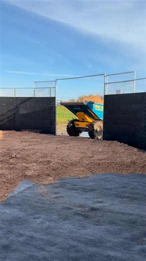 Lunge pen resurface thanks to @equestriansurfaces . #groundworks #tilty #viral #engcon #trending #earthworks #tiltrotator #volvoce #landscaping #volvo | Hillmoor contracting