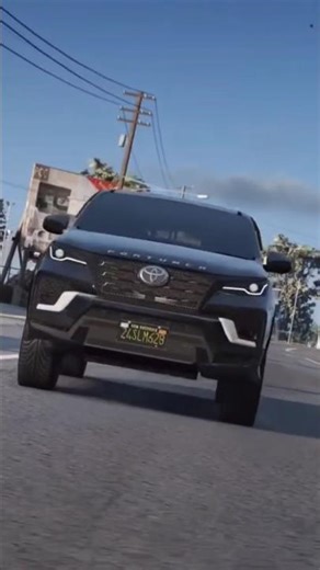 fortuner vs endeavour, Black fortuner, car race, fortuner legender, gta5 car race, franklin , gta5,