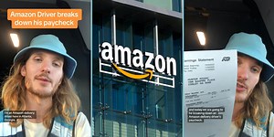 'Wow, who knew': Amazon delivery driver breaks down what he actually makes in a paycheck—and what's missing from it